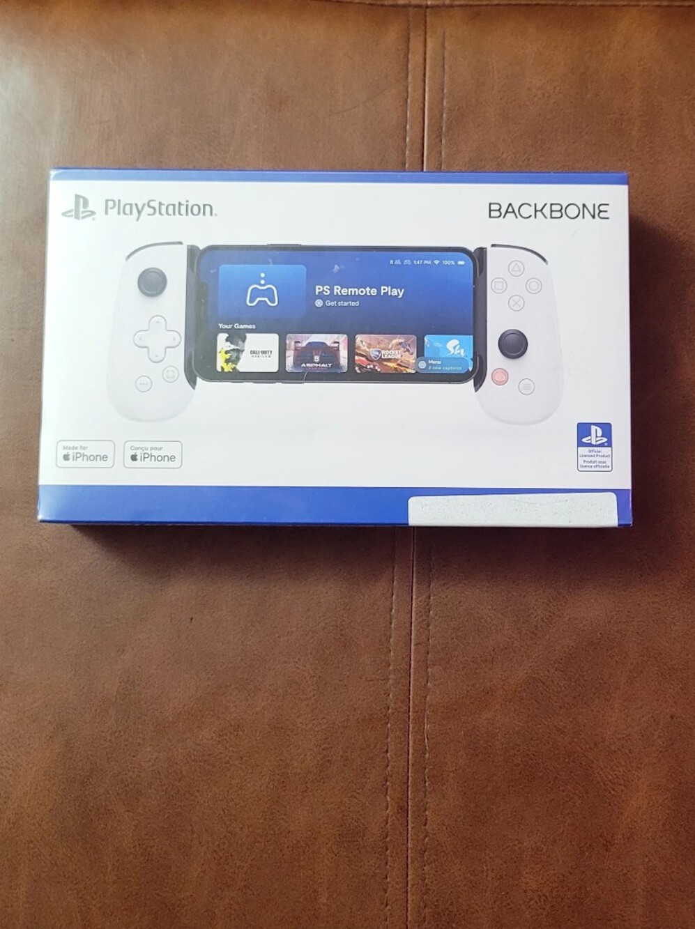 Sony Backbone Mobile Gaming Controller White For IPHONE -BRAND NEW Sealed!